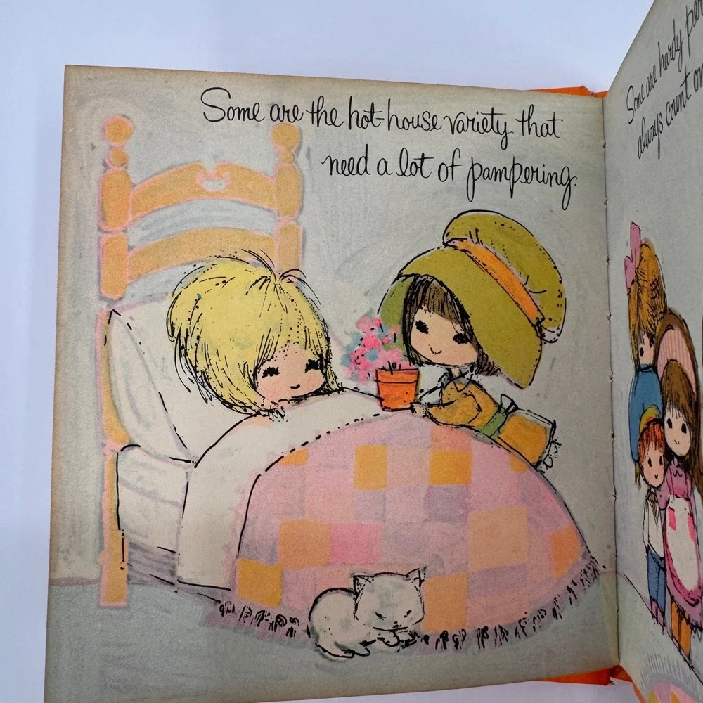 Vintage Friends Are Like Flowers Sunbeam 1968 Library Book Maria Paoletti Art - Picture 14 of 16